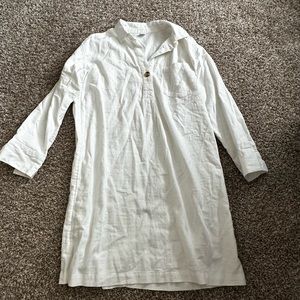 NWOT Old Navy Linen Shirt Dress